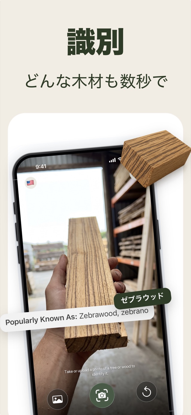 木材を数秒で識別：LasWoodのカメラでゼブラウッドの板を識別