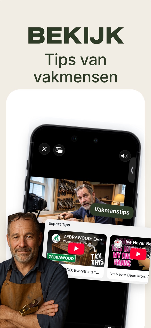 Bekijk tips van houtbewerkers: geselecteerde video's in LasWood
